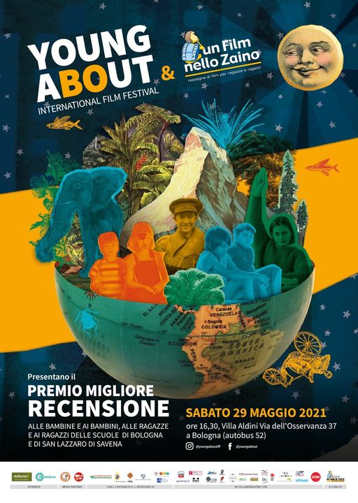 Bologna, Villa Aldini: Youngabout Film Festival & Un film nello zaino presentano il Premio migliore recensione per bambini e&nbsp;ragazzi
