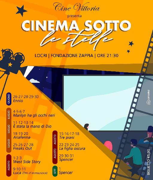Locri (RC), Fondazione Zappia: “Cinema sotto le&nbsp;stelle”