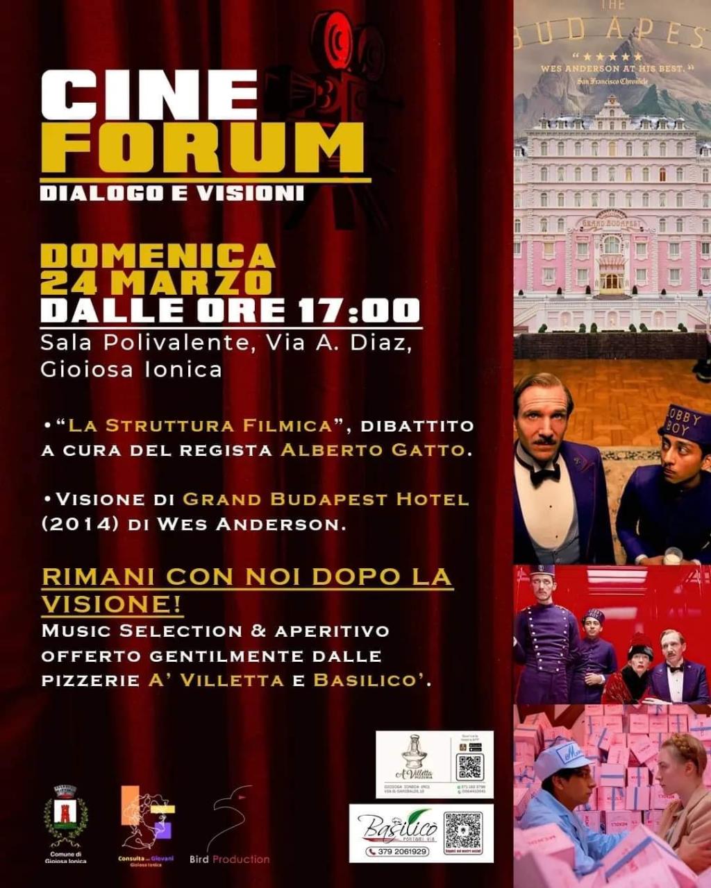 Gioiosa Ionica (RC): domenica 24 marzo il secondo appuntamento del “Cineforum Dialogo e&nbsp;visioni”
