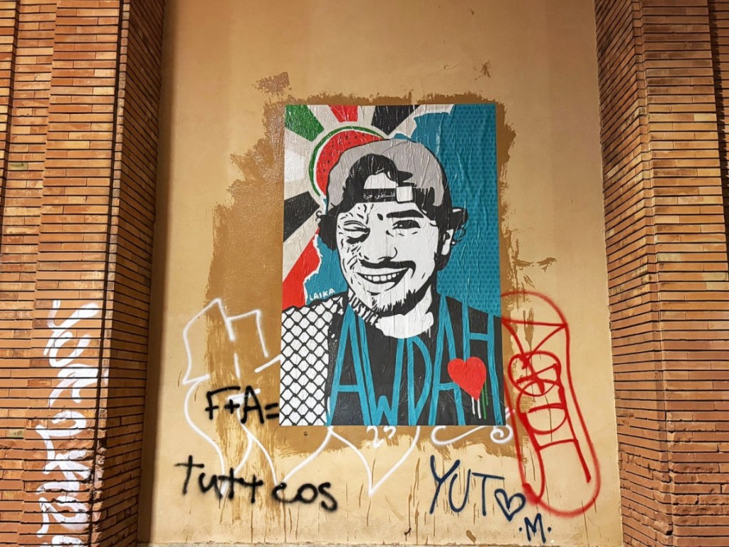 L’omaggio di Laika: un manifesto per Awdah, simbolo della resistenza&nbsp;palestinese