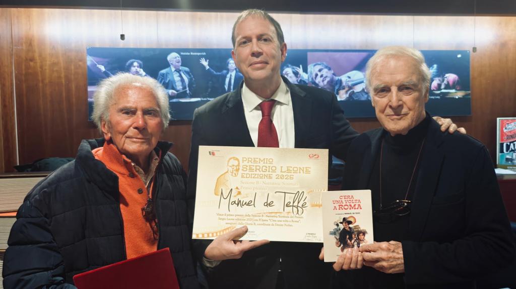 Premio Sergio Leone: due riconoscimenti per “C’era una volta a Roma”, romanzo d’esordio di Manuel de Teffé