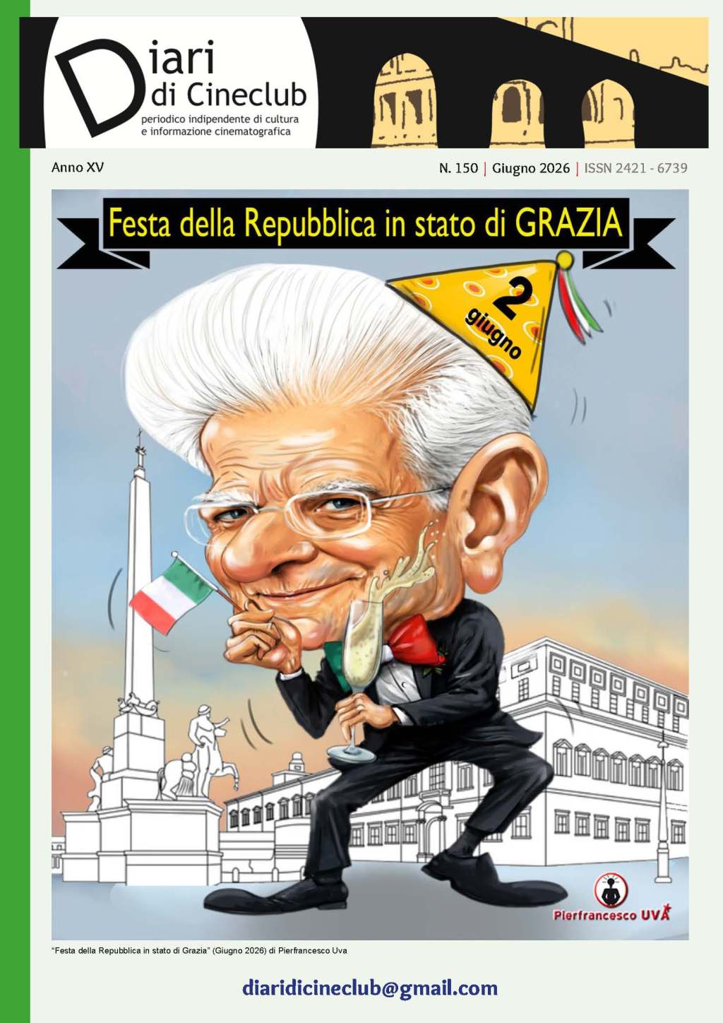 Diari di Cineclub, online il numero 150 | Giugno&nbsp;2026