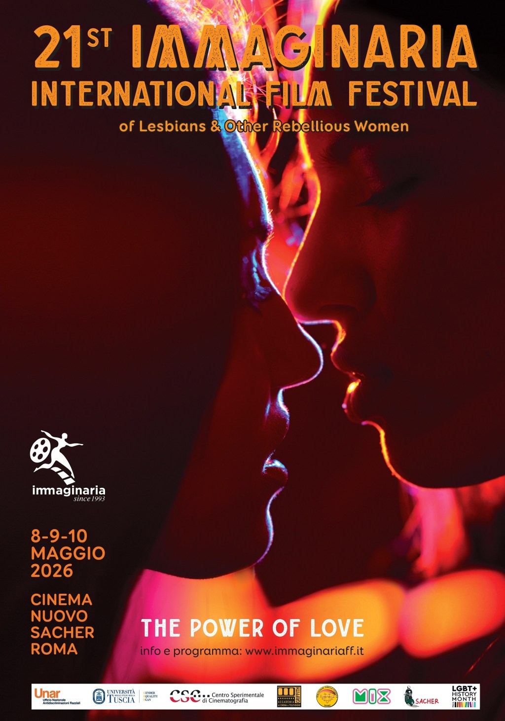 Roma, Cinema Nuovo Sacher, al via la XXI Edizione di “Immaginaria– International Film Festival of Lesbians & Other Rebellious&nbsp;Women”
