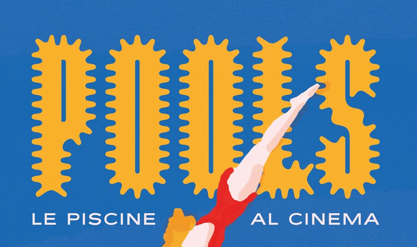 Milano, Palazzo del Cinema Anteo: dal 15 luglio al 12 settembre la mostra “Pools-Le piscine al cinema”, illustrazioni di Alice Iuri